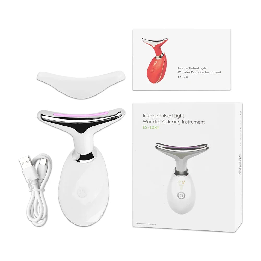 LumiLift™ – 7-Color LED & EMS Face and Neck Lifting Massager